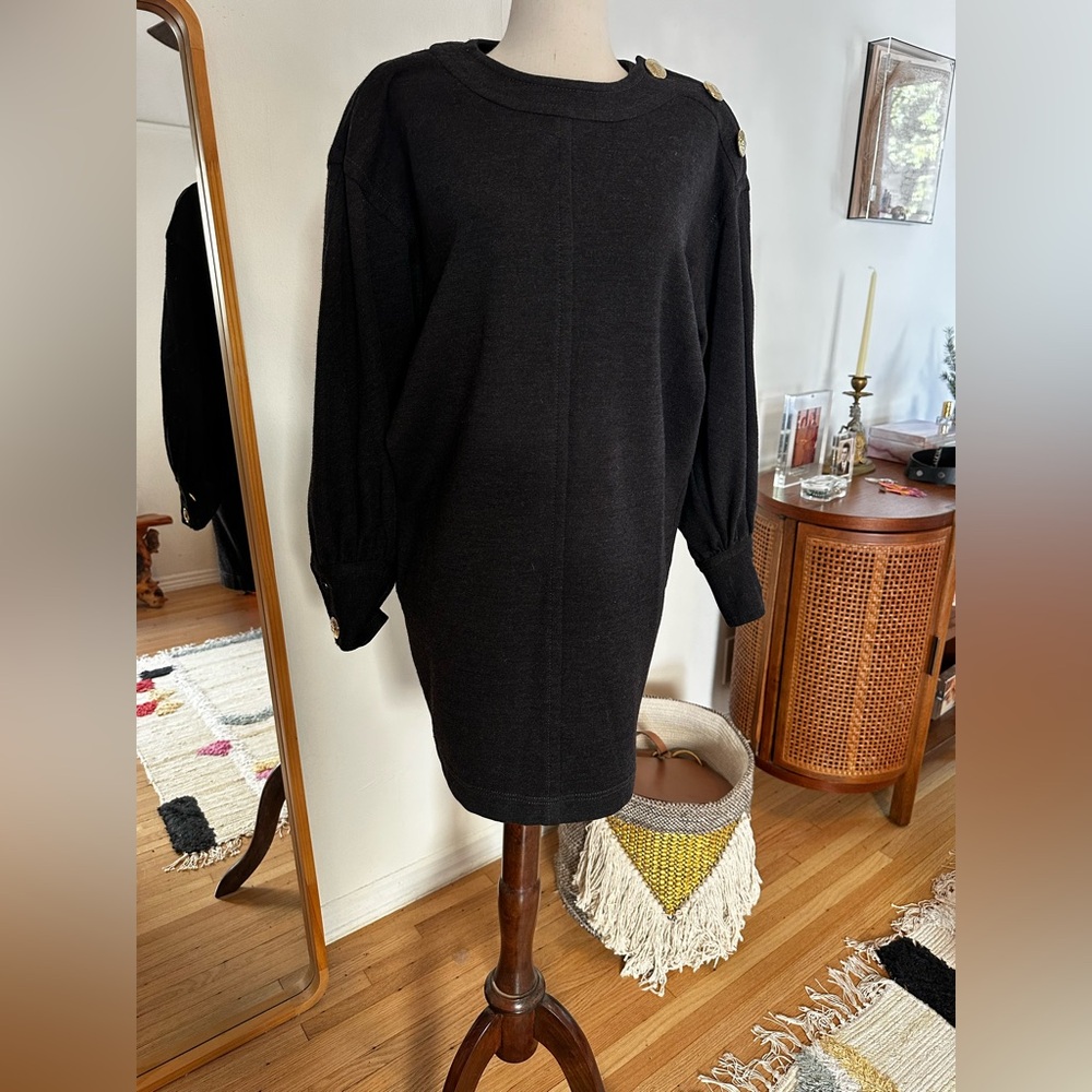 MaxMara grey sweater Long mini dress
